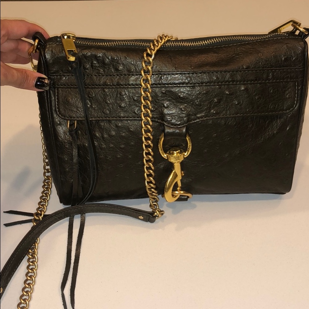 Rebecca Minkoff MAC embossed leather crossbody